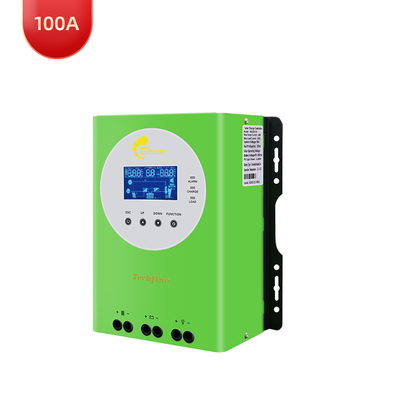 Techfine 100A Solar Charge Controller 96V 10400W PV للنظام الشمسي