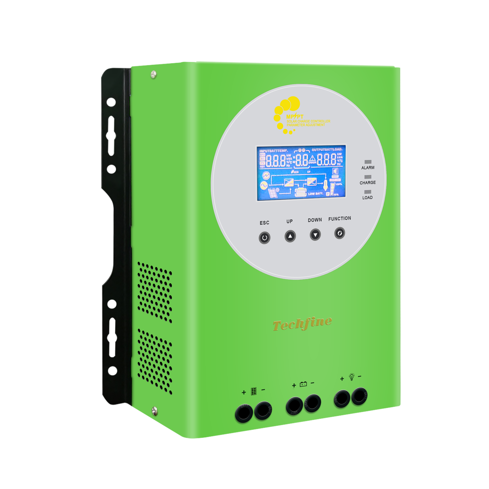 Techfine 60A Solar Charge Controller 96V 6240W PV للنظام الشمسي